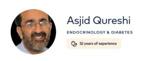 dr Asjid Qureshi endocrinologists in london