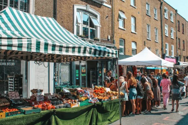 Shoreditch neighbourhoods in London