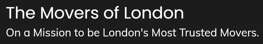 The Movers of London