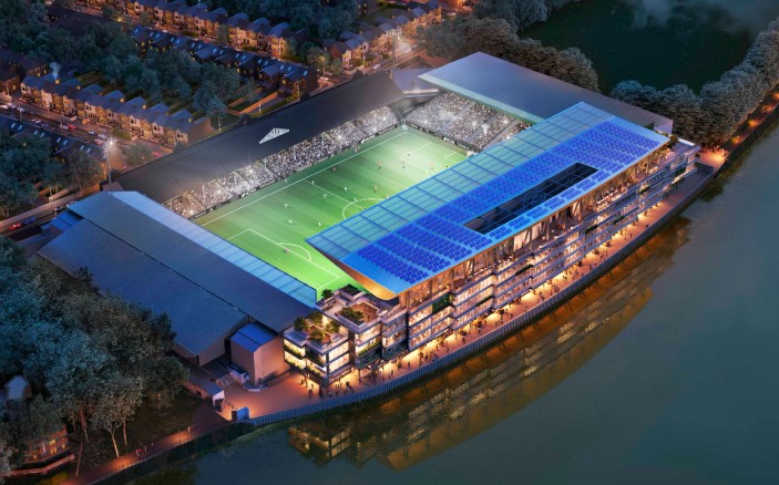 Craven Cottage stadiums in London