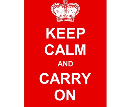 Keep Calm and Carry On English phrases about London
