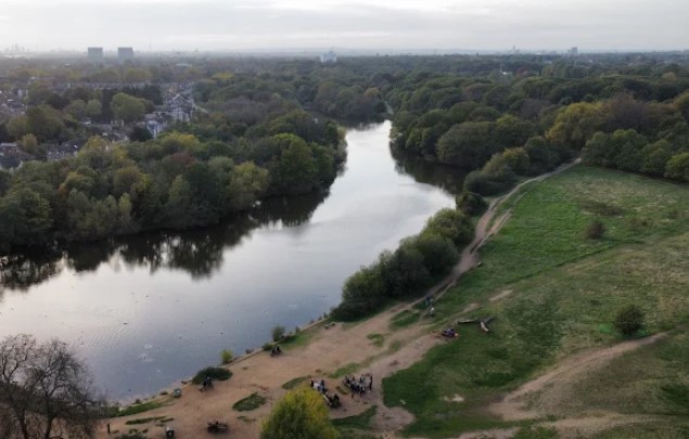 Wanstead Park forests in London