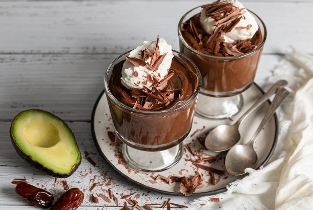 Dark Chocolate Avocado Mousse foods with hidden benefits in London