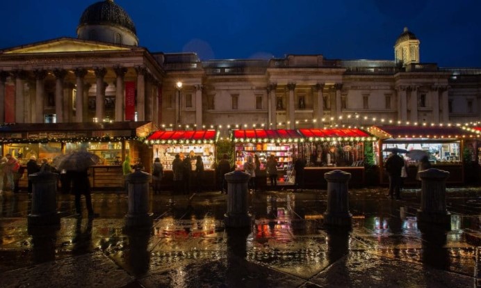 Trafalgar Square Christmas markets in London