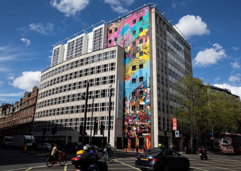 NYX Hotel Holborn mural street art spots in London